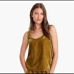 JCrew: Velvet tank top